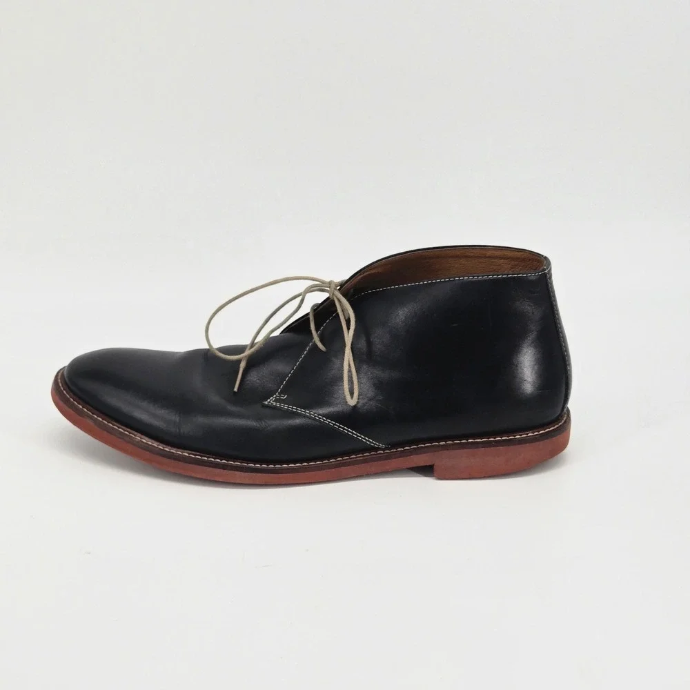 Gordon Rush Hartwell Black Leather Chukka Desert Dress Oxford Boots Men Size 11